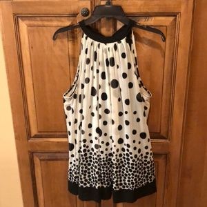 WORN ONCE Adorable Polka Dot Blouse